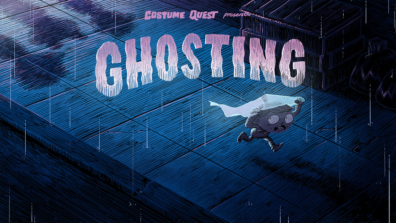 “Ghosting”Episode COQU106 of Costume Quest, based on the game from Double Fine Productions.Title card…