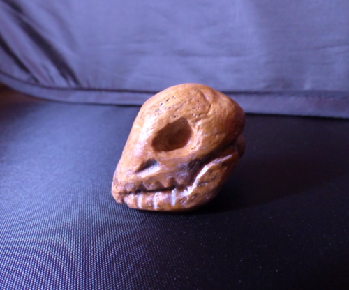 I carved a tiger jasper stone into a tiger skullFor sale on...