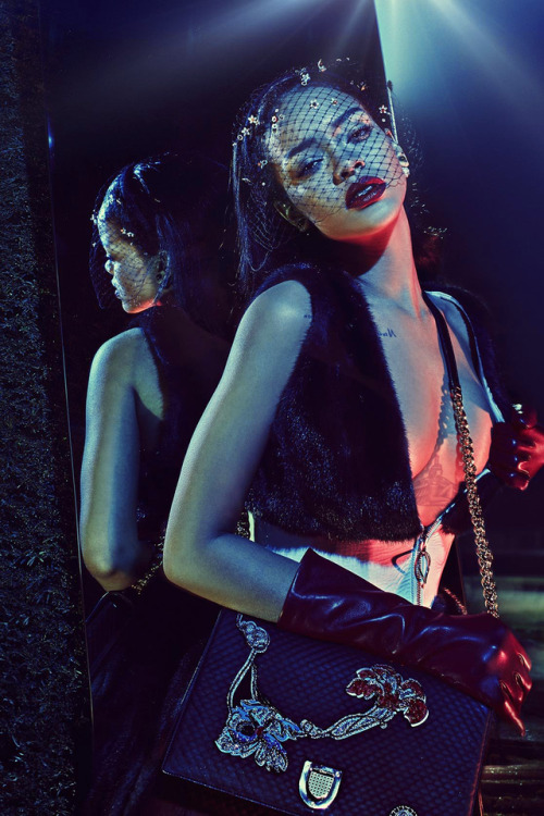 hellyeahrihannafenty:Rihanna x Dior’s Secret Garden Campaign ~...