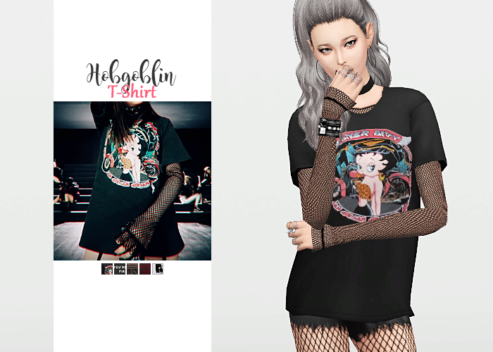 Hobgoblin T-Shirt
• New mesh / EA mesh edit
• Category: top (women)
• Age: teen / young adult / adult / elder
• 5 swatches
​
Download: SimFileShare