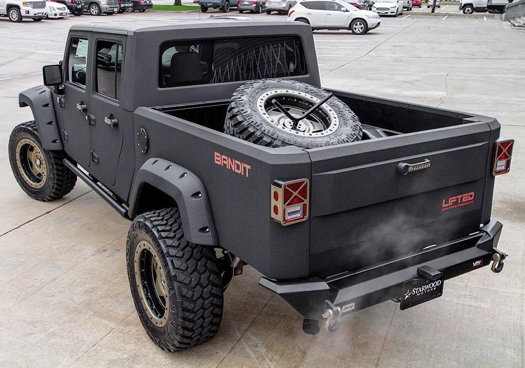Starwood Motors The Bandit 4 Door Jeep Truck Conversion Now