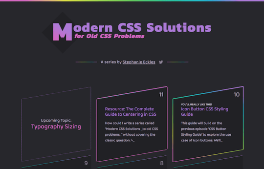 Modern CSS Solutions