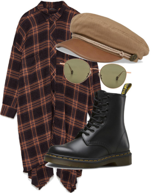 polyvore fashion style Dr. Martens Ahlem clothing