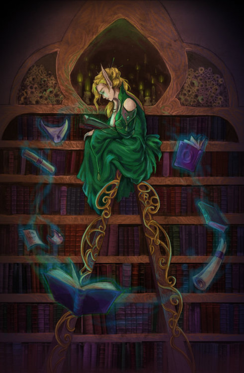 elvenforestworld:The Arcanistby LiberLibelula