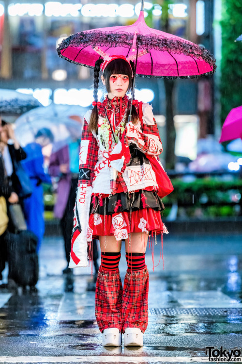 tokyo-fashion:Japanese designer Yukachin on the street in...