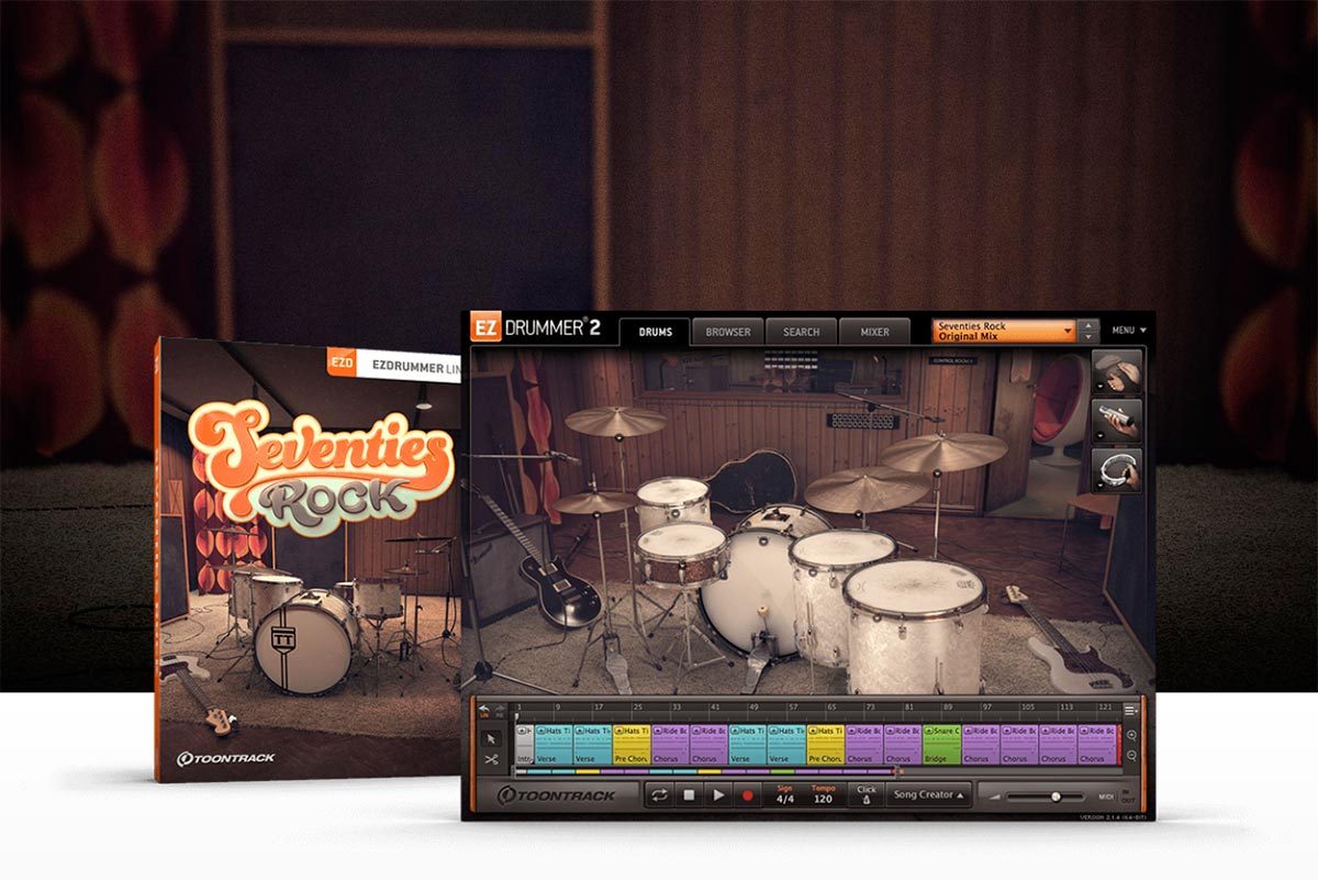 Toontrack Seventies Rock EZX for Superior Drummer Toontrack Seventies Rock EZX for Superior Drummer