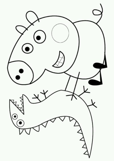 Piggy Roblox Coloring Pages Pony - piggy roblox characters coloring pages