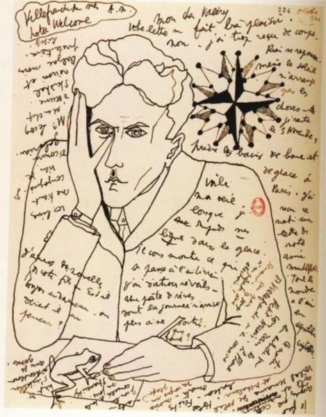 surrealismart:Self Portrait in a letter to Paul...