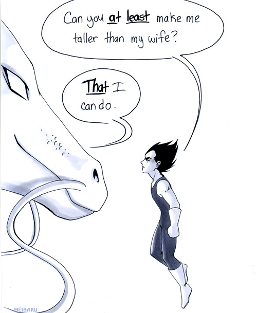 vegetapsycho:meiharu:And THAT’S why Vegeta looks taller than...