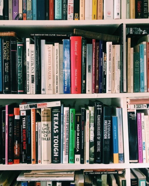 I grew up surrounded by stacks and stacks of... | While Reading and Walking