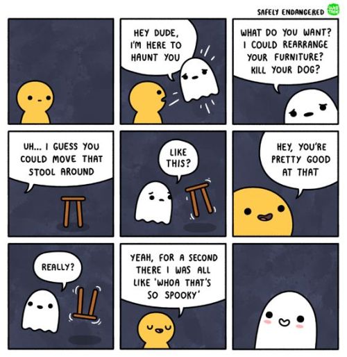 horror halloween comic ghost haunting