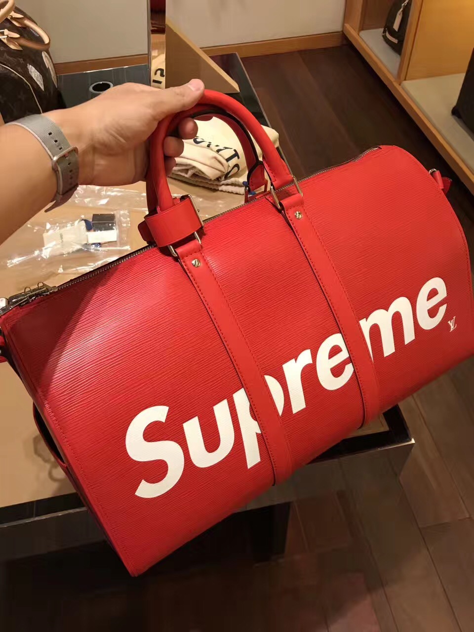 Benluxshopper — Louis Vuitton Supreme 45 Travel Bag $5975 us...