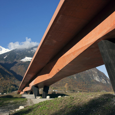 nickkahler:<br /><br />Meier  Associés Architectes, Rhône Bridge, Les Evouettes, France, 2012 (via yvesandré)<br />