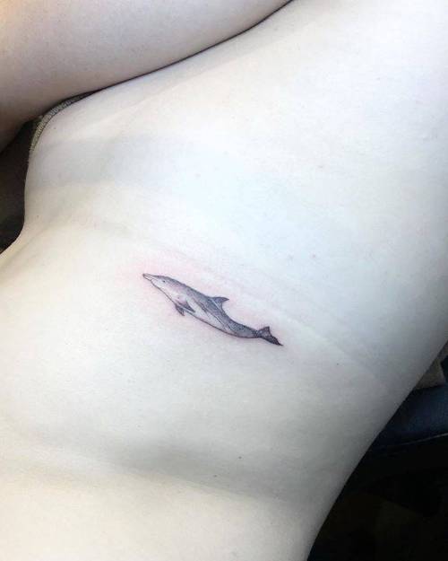 Humpback whale by Lizzy Dalton (guest spot at Estuary Tattoo in Brooklyn) :  r/tattoos