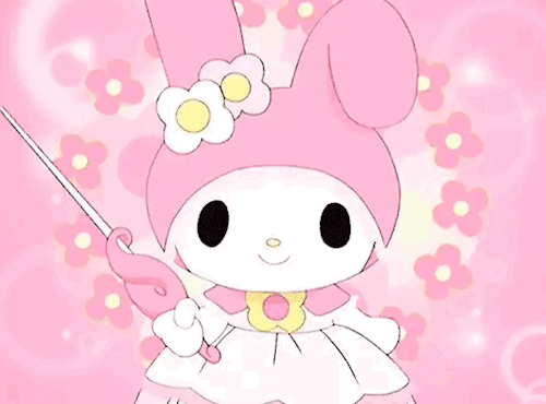 cute kawaii pink girly anime sanrio tumblr sparkles wallpaper pastel themes | Tumblr