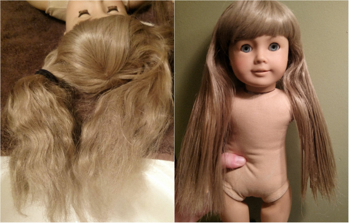 american girl doll hair