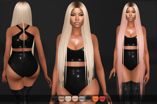 Barbie Hair
â€¢ 8 colors
â€¢ 2 version
â€¢ 100% my mesh
â€¢ No hat compatible
Download