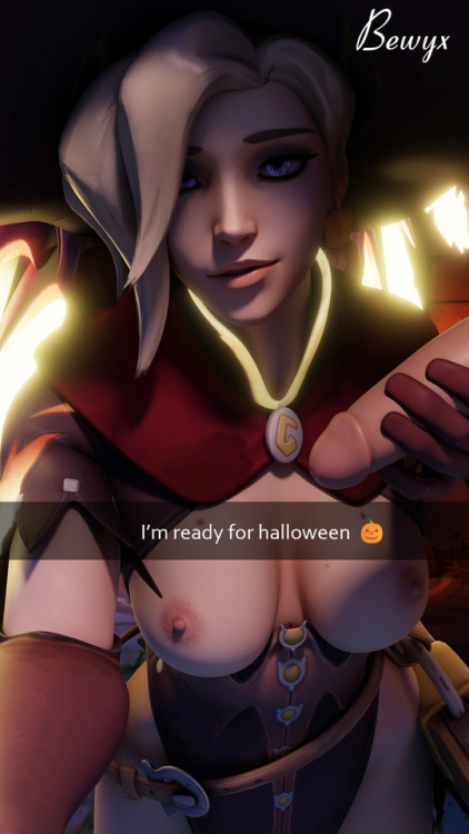 overwatch-porn-blog:Mercy Witch Sexy Selfie! (Bewyx)