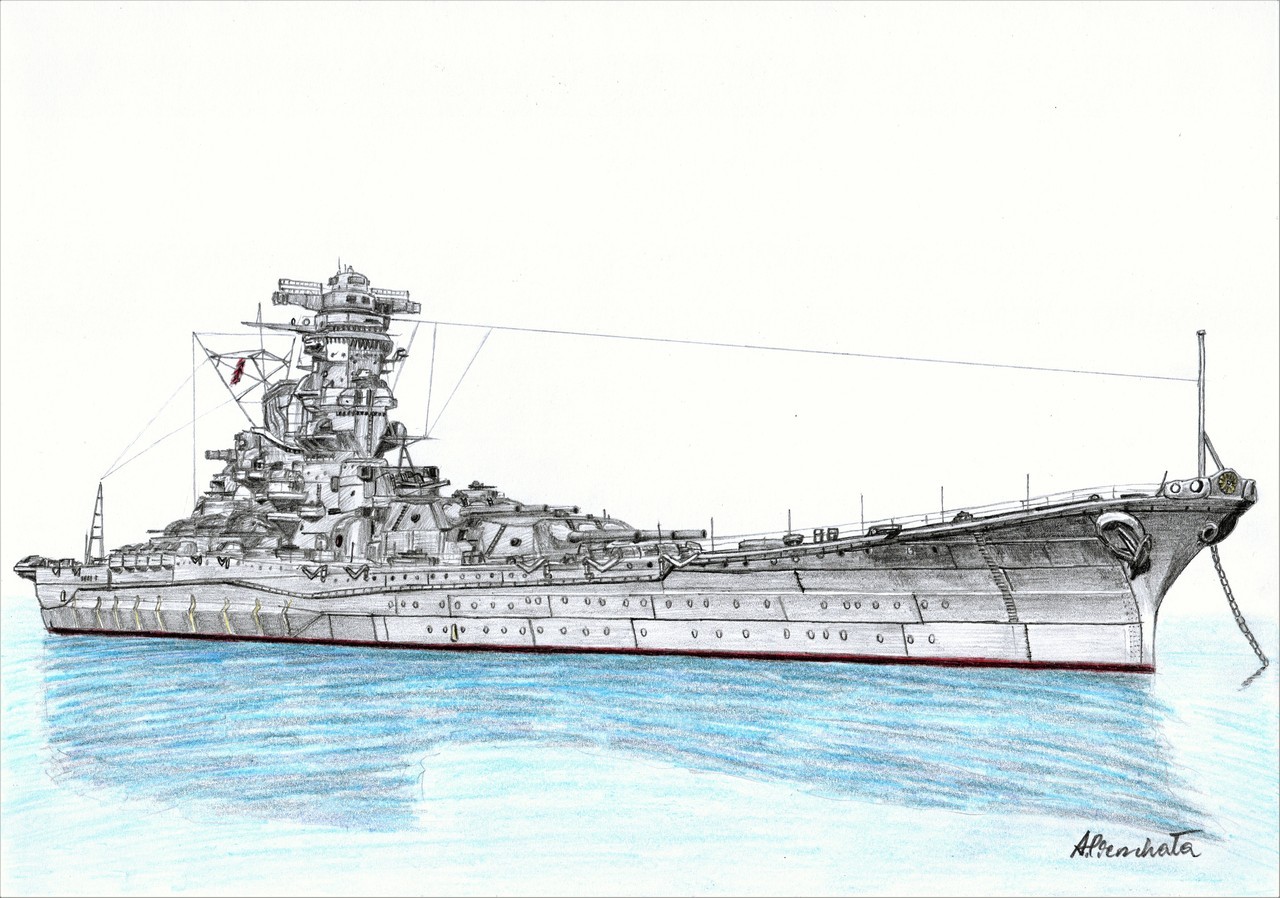 Battleship Drawing - Carinewbi