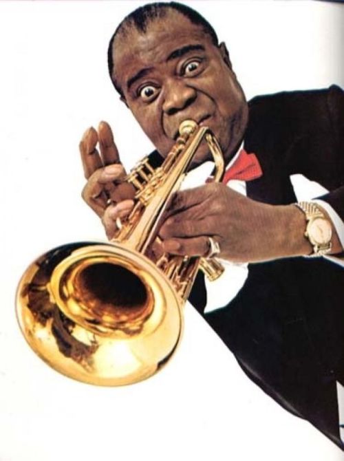 stricklandvintagewatches:The one and only Satchmo - aka...