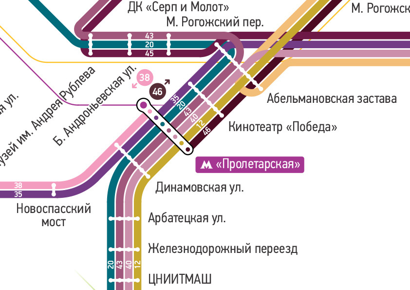 Proposed Map: Moscow Tram Network by nOne Digital... - Transit Maps