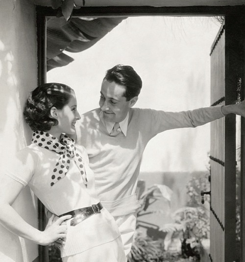 wehadfacesthen:Norma Shearer and her husband Irving Thalberg,...