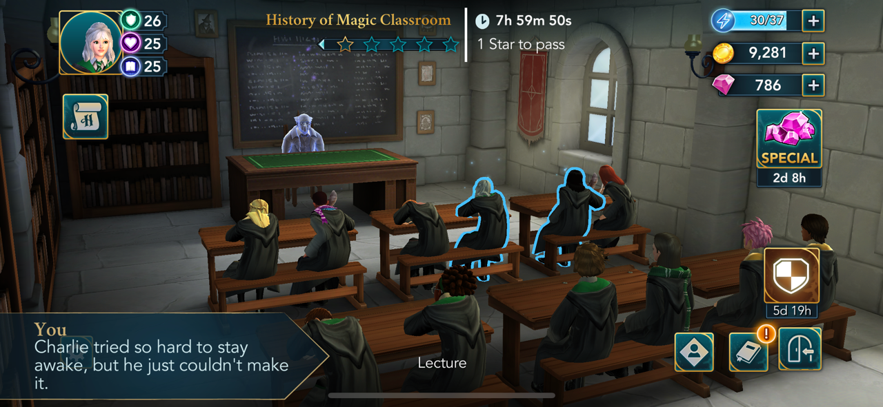 Harry Potter Hogwarts Mystery: Theophylus Day / X