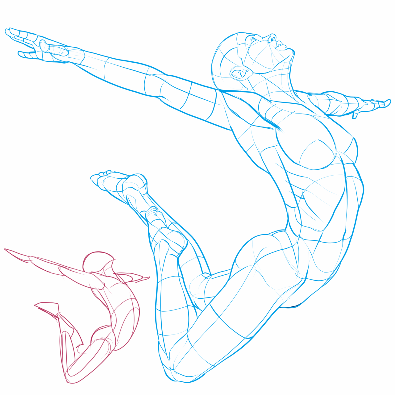 Pose Reference : POSE: Female - Flying/Leaping Thanks for all the...