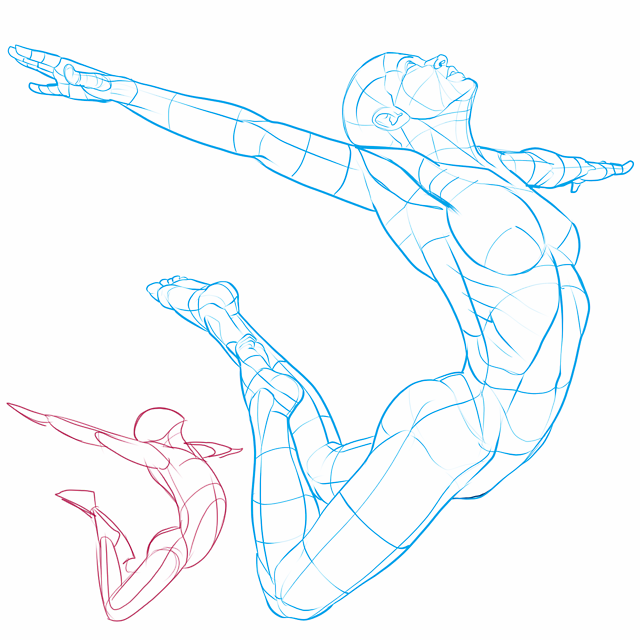 Pose Reference : POSE: Female - Flying/Leaping Thanks for all the...