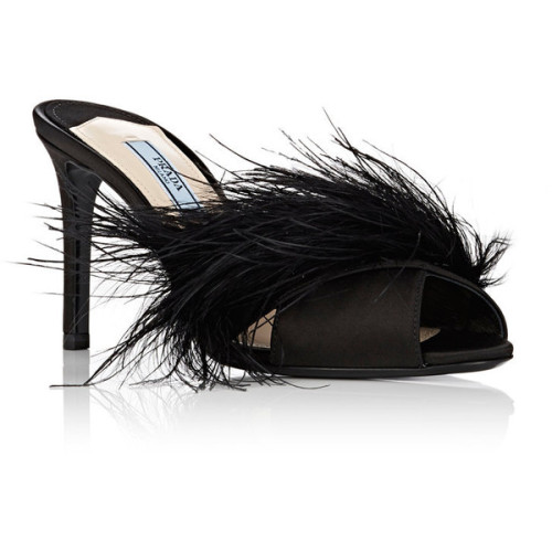 prada satin mules