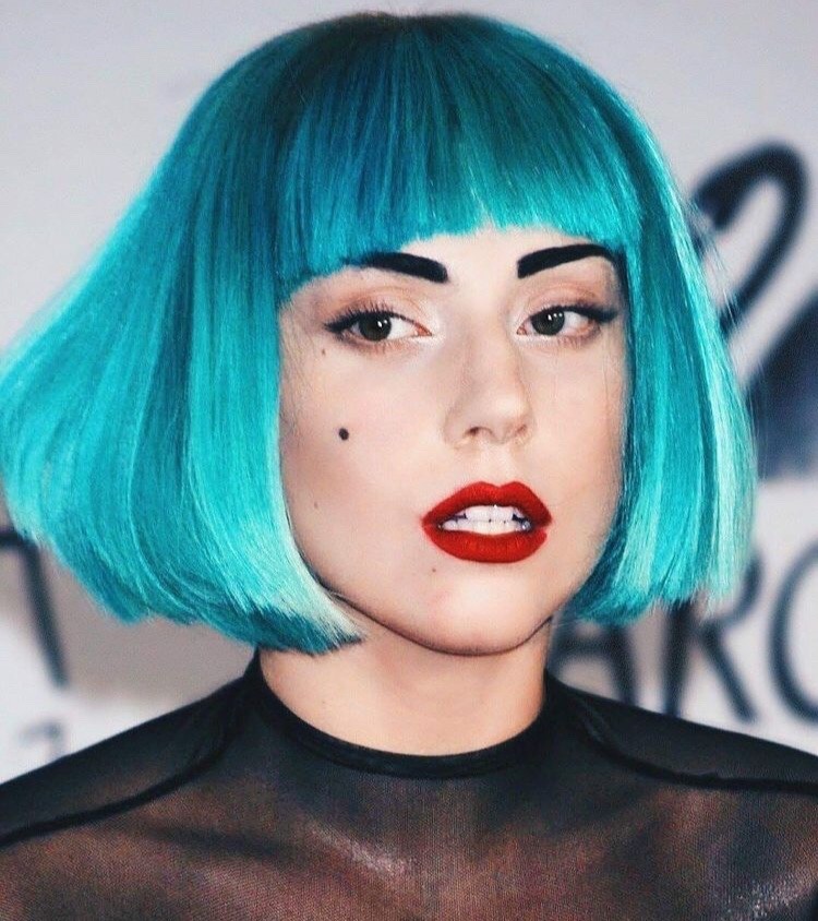 𝗯𝗼𝗿𝗻 𝘁𝗵𝗶𝘀 𝘄𝗮𝘆 𝗶𝗰𝗼𝗻s Lady Gaga Blue Hair Icons