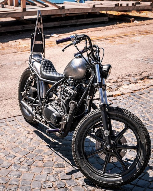 2 years ago we build this nice #Kawasaki #Z440 #Chopper - just...