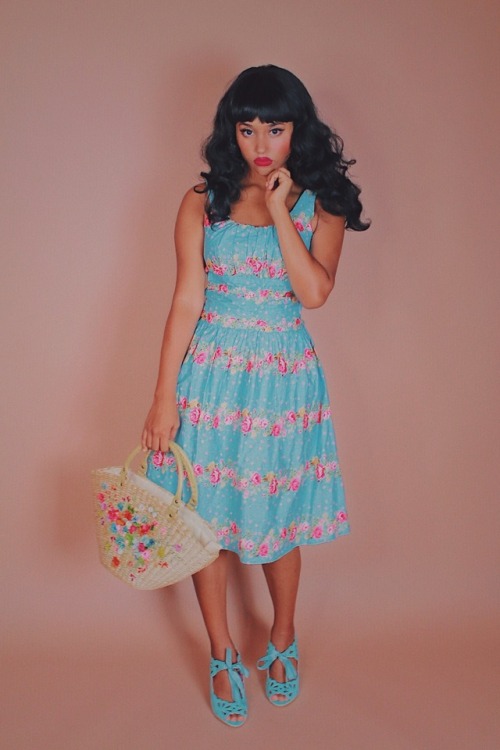 randinicholejoan:DRESS: Voodoo VixenSHOES: Bettie PageBAG:...