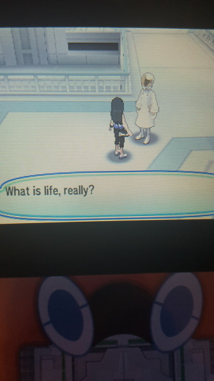 He asks the important questions in this game