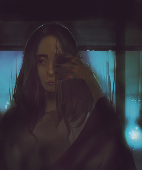 art digital art artists on tumblr self portrait eye strain cw