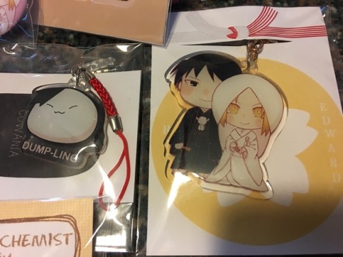 tsumi-alchemist:Finally got my FMA merch made by @cowania !I...