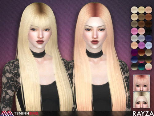 Sims 3 custom hair color