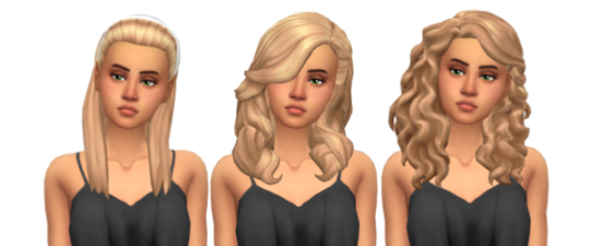 sims 4 wavy hair maxis match