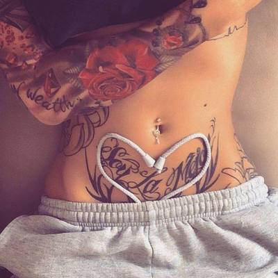 dope stomach tattoos tumblr