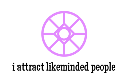 lulloph:i attract likeminded people- a sigil to help bring...