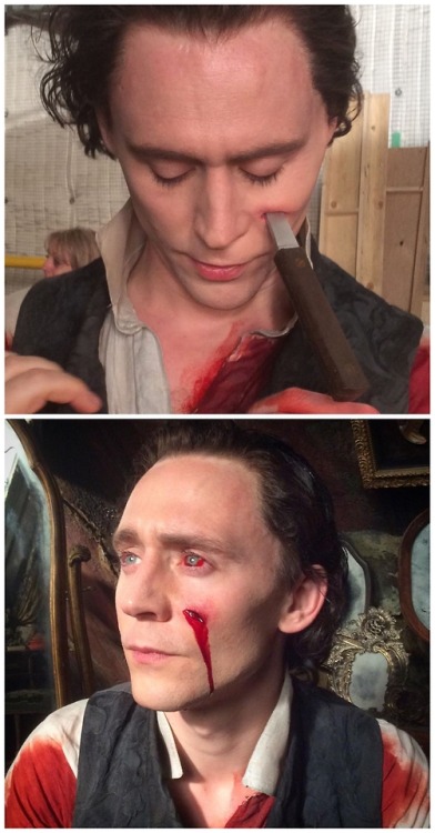 lolawashere:Tom Hiddleston and his awesome SFX transformation...