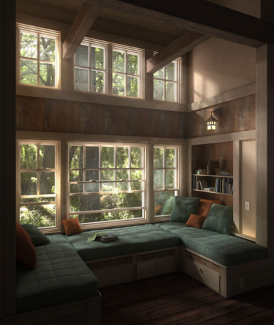 figmentdotcom:<br /><br />justastrumpet:<br /><br />Reading nooks make me blissfully happy<br /><br />If a house was made entirely of reading nooks, would they still be nooks? Follow-up question: If a house was made entirely of reading nooks, would anyone care what they were called, or would they be too busy having book-feels?<br /><br />Small Spaces to read a good book