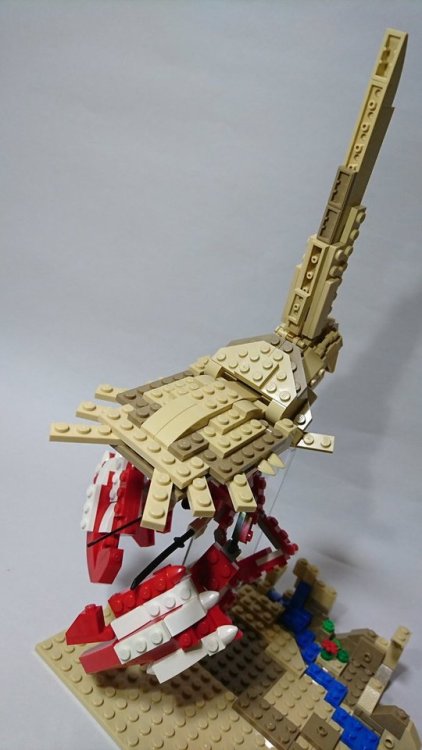 damnwyverngems:Daimyo Hermitaur LEGO x 五月は鯉のぼり