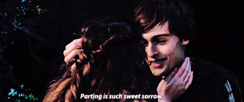 Image result for parting is such sweet sorrow gif