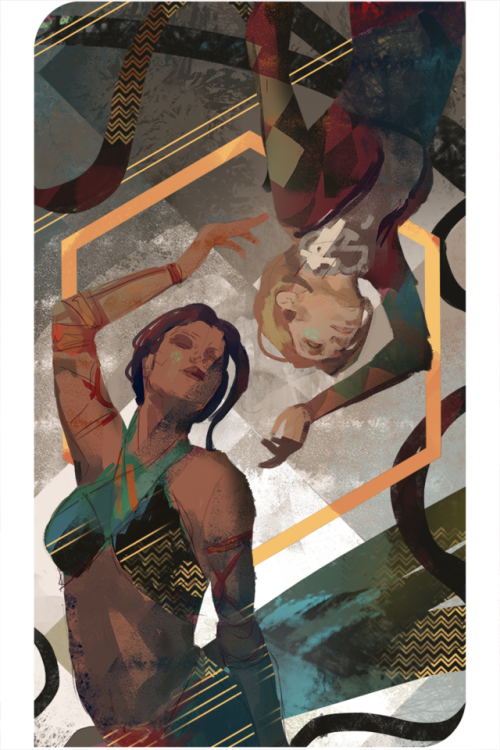 wifihunters:progression of a card commission!! (also edited to...