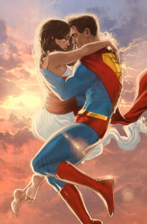 jetslay:DC couples’ epic romance covers.