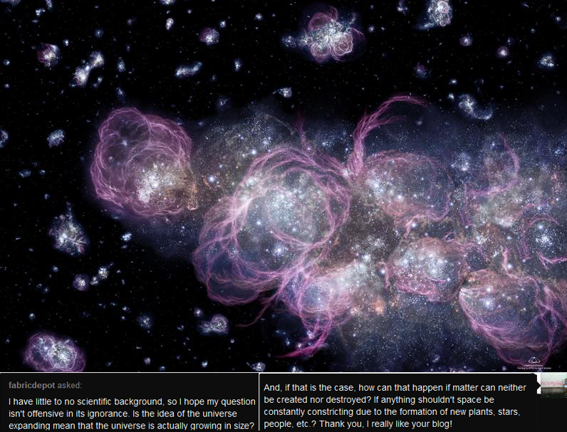 Science Junkie — Expanding Universe Theory It’s very difficult to...