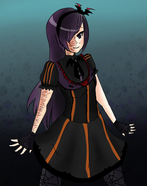 Some pictures of Hanako as a vampire