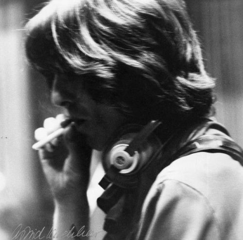 starbeatles:todosphotos:George at a Jackie Lomax recording...