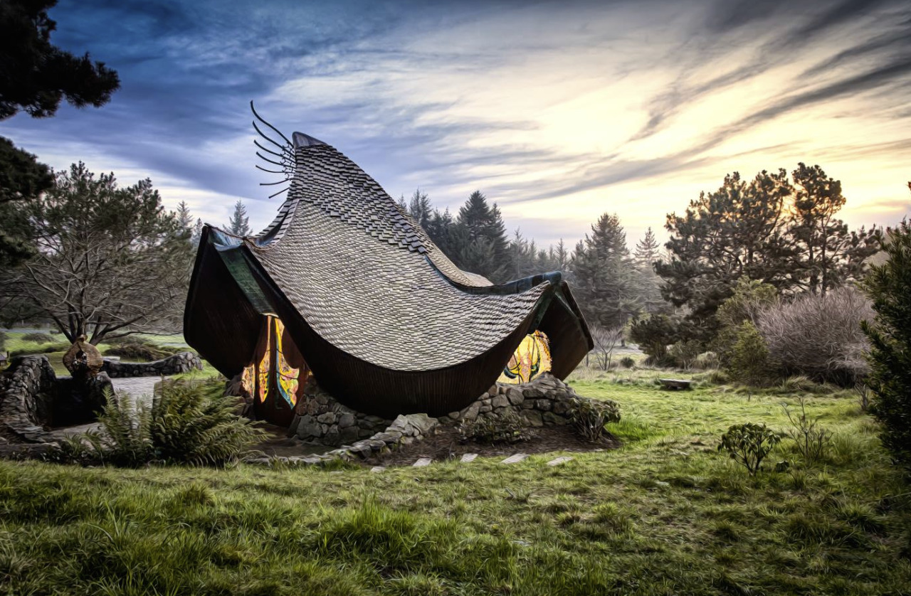 Voice Of Nature - The Sea Ranch Chapel. James Hubbell, Artist And